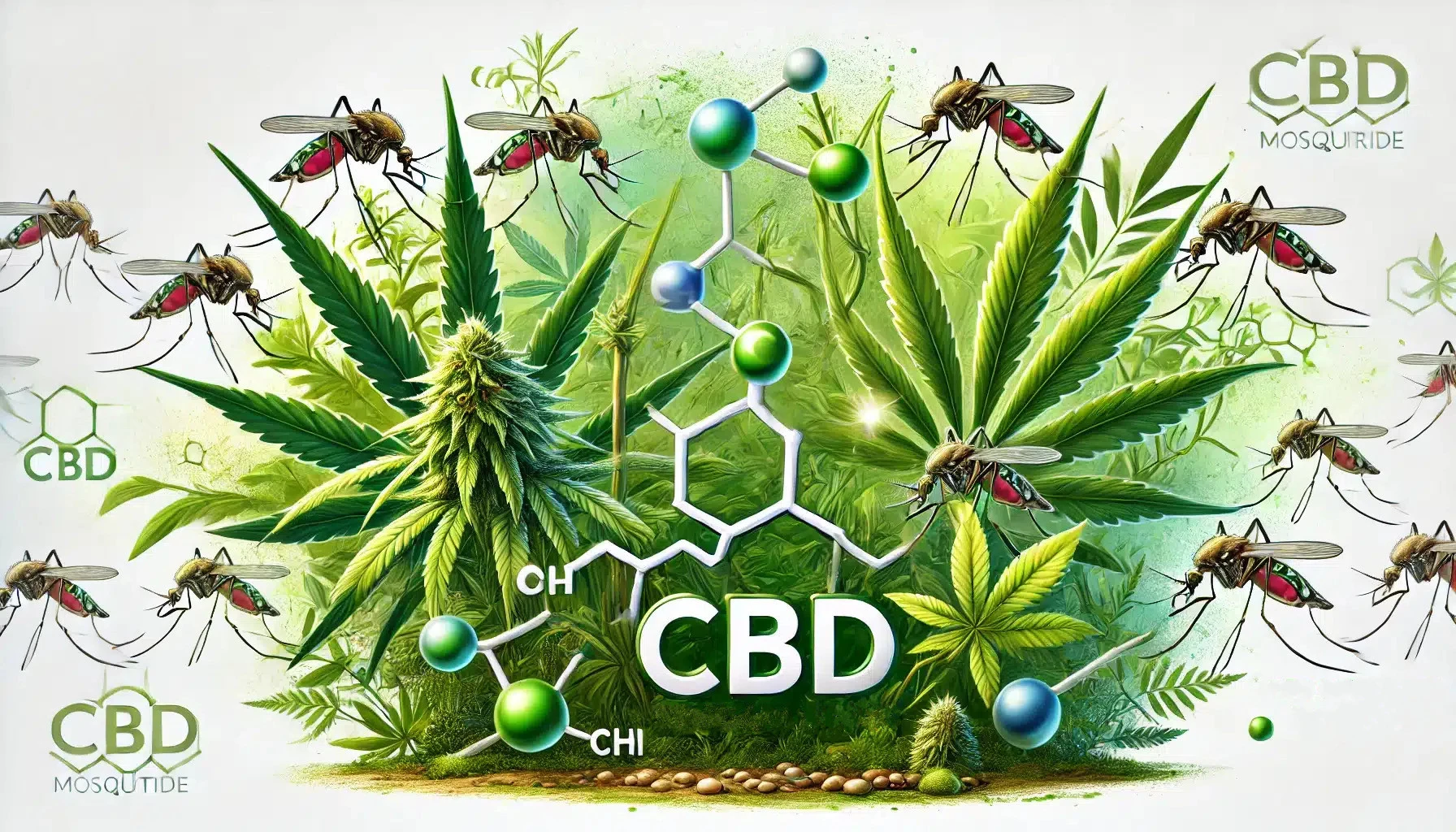 CBD що міститься в коноплях вбиває комарів